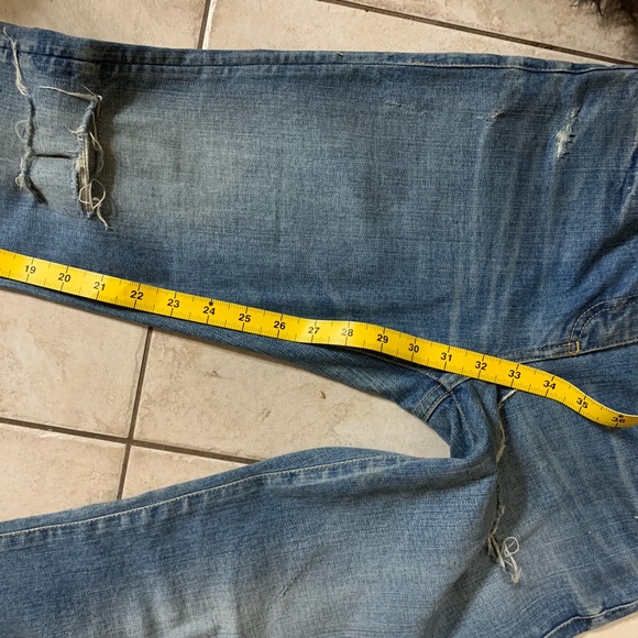 Balmain high waisted distressed jeans in size 26. Luxury denim-worn once! EUC - Picture 10 of 16